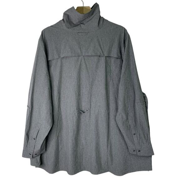 Duluth Sol Survivor Sun Protection Shirt Jac Womens Size 3X Gray NWT $79 - Picture 6 of 6